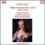 Concerti per violino n.3, n.5 - Adagio - Rondò in Do - CD Audio di Wolfgang Amadeus Mozart