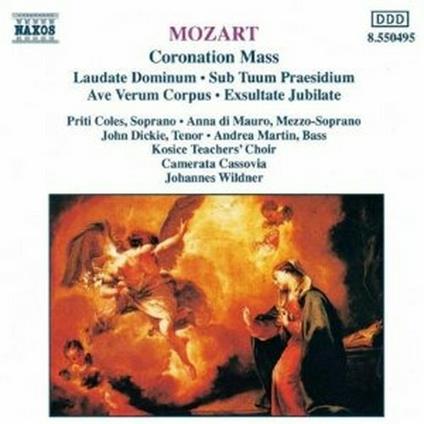 Messa K317 - Ave Verum Corpus - Exsultate Jubilate - Laudate Dominum - CD Audio di Wolfgang Amadeus Mozart,Johannes Wildner