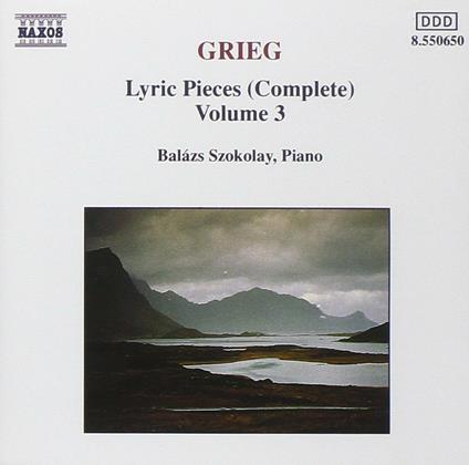 Pezzi lirici vol.3 - CD Audio di Edvard Grieg
