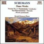 Sonata per pianoforte n.2 - Arabesque op.18 - Nachtstücke - 4 Pezzi per pianoforte - Presto appassionato - CD Audio di Robert Schumann,Bernd Glemser