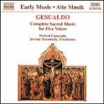 Musica sacra a 5 voci - CD Audio di Carlo Gesualdo