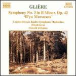 Sinfonia n.3 - CD Audio di Reinhold Glière