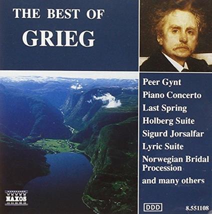 Grieg Best of - CD Audio di Edvard Grieg