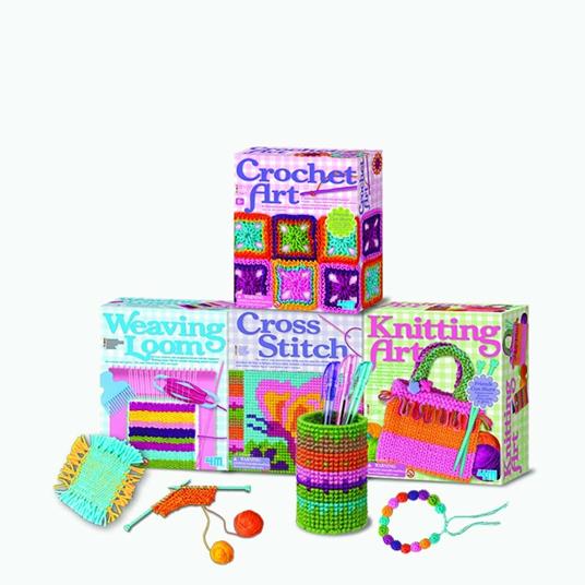 Kit Forme E Ciondoli Con L 'Uncinetto. Crochet Art. 4M. Giochi Educativi - 11