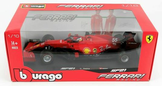 Bburago: Ferrari Sf21 Sainz R&P 1:18