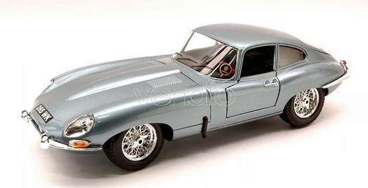 Bu12044Sb Jaguar E Coupe 1961 Silverblue 1.18 Modellino Bburago