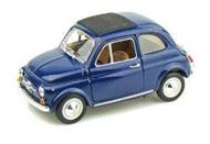 Bburago. Fiat 500F 1:24 (Gialla / Blu)