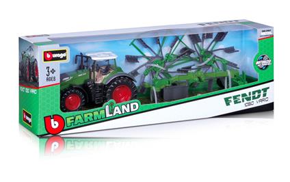 Bburago: Trattore Con Rimorchio Deluxe 10 Cm (Assortimento)