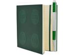 LEGO Stationery Locking Notebook with Gel Pen Green