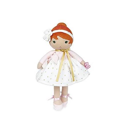 KALOO. Tendresse Il Mio Primo Tessuto per Bambole Valentine K 25 cm 1 Colore Bleu/Pêche K963657