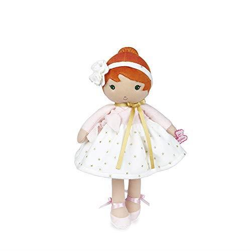 KALOO. Tendresse Il Mio Primo Tessuto per Bambole Valentine K 25 cm 1 Colore Bleu/Pêche K963657