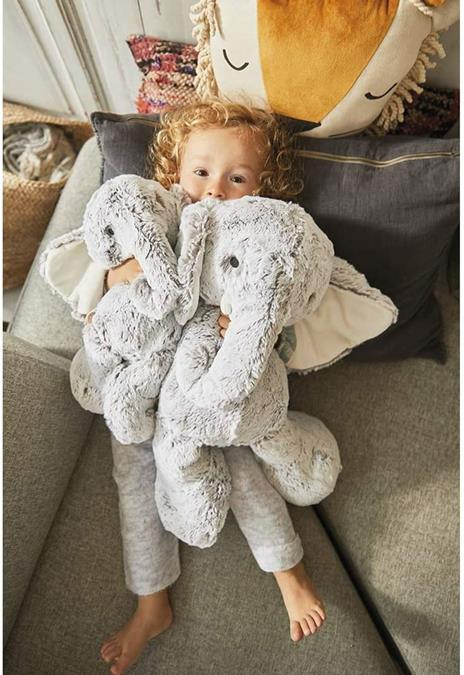 KALOO, Rosso, Peluche Elefante Noa Grigio, 25 cm, Dalla Nascita, K963669 - 5