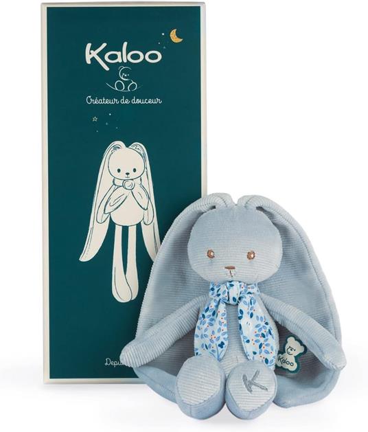 KALOO - Lapinoo - Peluche fantoccio Coniglio Blu - 25cm