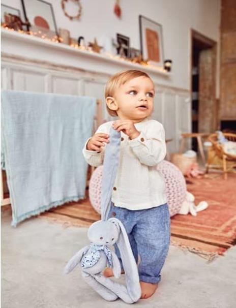 KALOO - Lapinoo - Peluche fantoccio Coniglio Blu - 25cm - 5