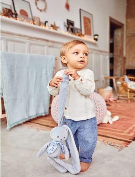 KALOO - Lapinoo - Peluche fantoccio Coniglio Blu - 25cm - 5