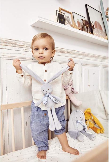 KALOO - Lapinoo - Peluche fantoccio Coniglio Blu - 25cm - 6