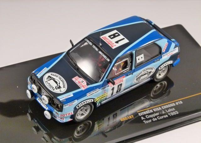 Citroen Visa Chrono #18 9Th T.De Corse 1983 Coppier / Laloz 1:43 Model Rac127