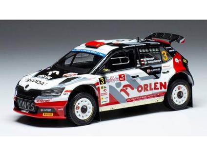 IXO MODEL RAM858 SKODA FABIA RALLY 2 EVO N.3 RALLY POLEN 2022MARCZYK/GOSPORARCZYK 1:43 Modellino