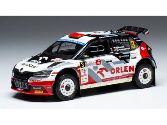 IXO MODEL RAM858 SKODA FABIA RALLY 2 EVO N.3 RALLY POLEN 2022MARCZYK/GOSPORARCZYK 1:43 Modellino