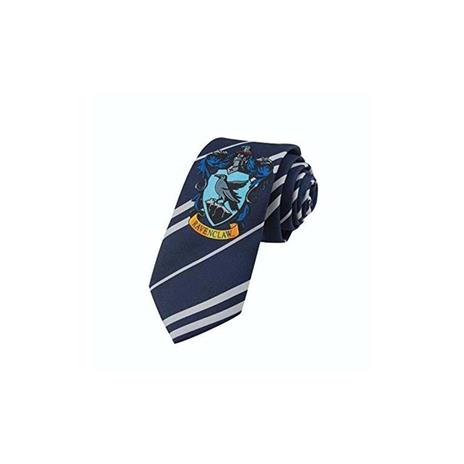 Cinereplicas Harry Potter Cravatta Bambini Licenza Ufficiale Casa Corvonero Blu e Grigio
