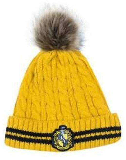Harry Potter Hufflepuff Pompom Beanie Berretto