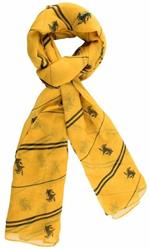 Harry Potter Hufflepuff Scarf Light Weight Voile Sciarpa