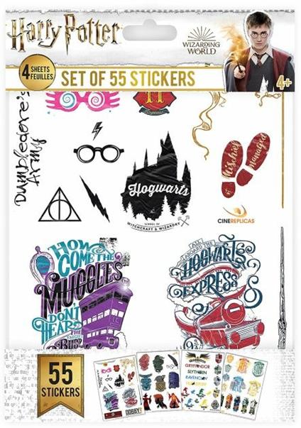 Harry Potter Set Of 55 Stickers