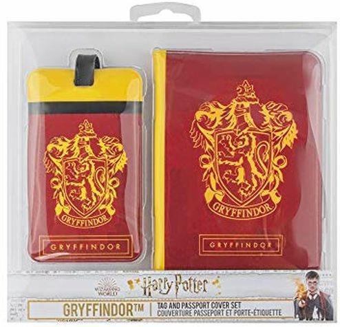 Harry Potter Grifondoro Porta Passaporto E Etichetta Per Valigia - 5