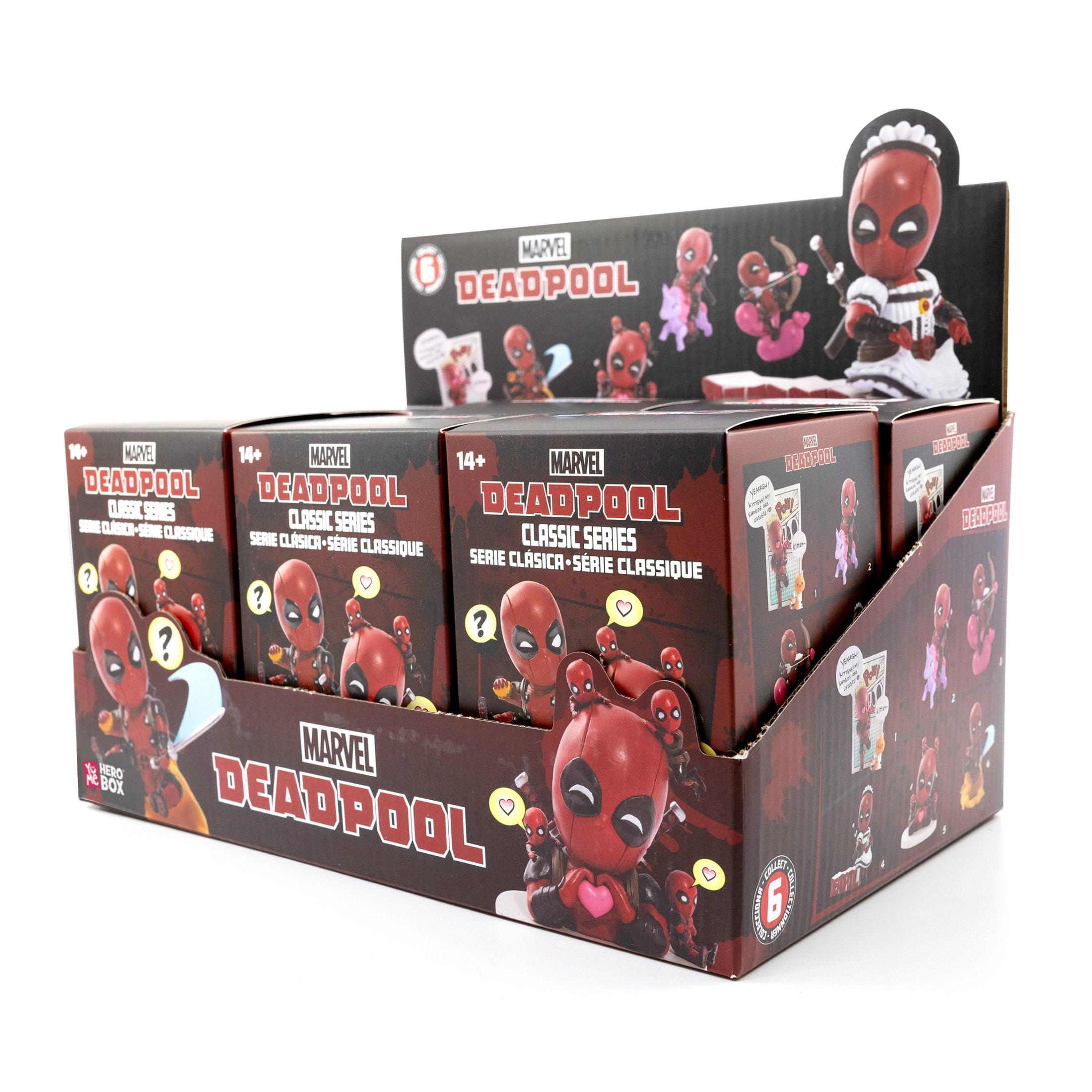 Marvel Hero Box Classic Series Mini Figures Deadpool 8 Cm YuMe Toys