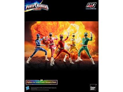 Power Rangers Turbo FigZero Action Figures 1/6 5-Pack Turbo Power Rangers 30 Cm ThreeZero