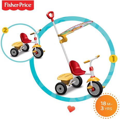 Triciclo Glee Plus Rosso - 3