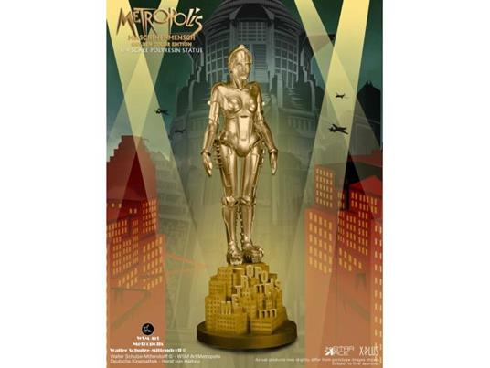 Metropolis Statua 1/4 Maschinenmensch Metallic Gold 40 Cm Star Ace Toys