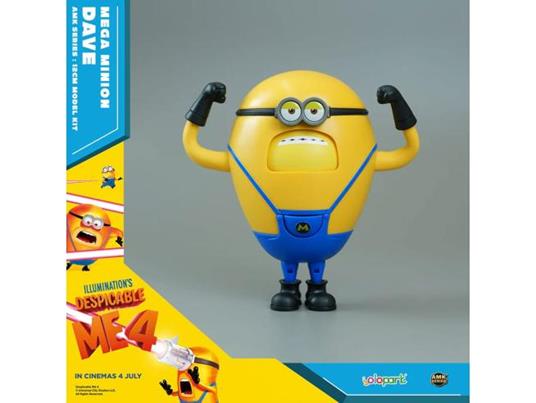 Despicable Me 4 Amk Series Plastica Model Kit Super Dave 12 Cm Yolopark