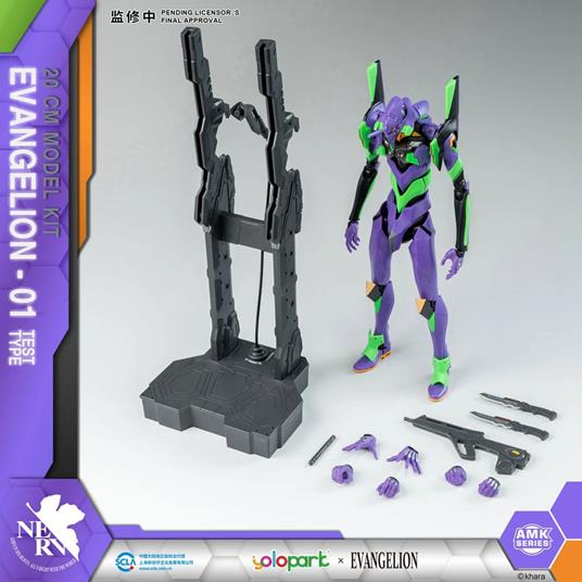 Yolopark - Neon Genesis Evangelion - AMK Series Plastic Model Kit Eva-01 20 cm - 2