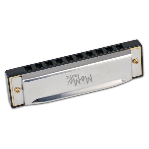 Armonica giocattolo Nina Metallo 10 Note Cromo 30010