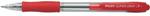 Penna a sfera a scatto Pilot Supergrip rosso punta 0,7 mm