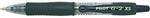 Penna a sfera a scatto Pilot Pixie nero punta 0,7 mm