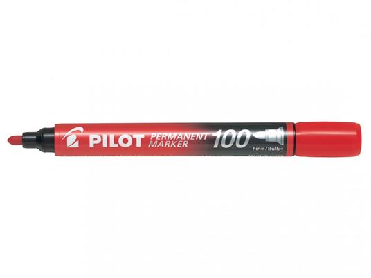 Pilot Permanent Marker 100 Rosso