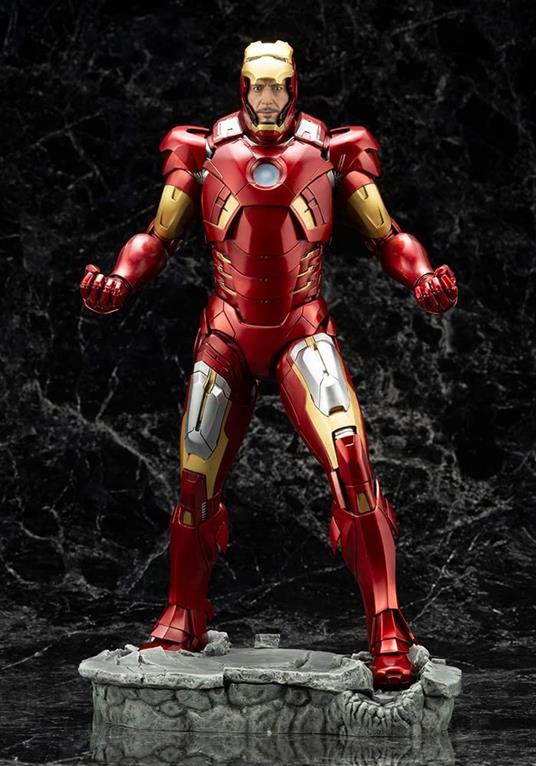 Marvel The Avengers Artfx Pvc Statua 1/6 Iron Man Mark 7 32 Cm Kotobukiya - 2