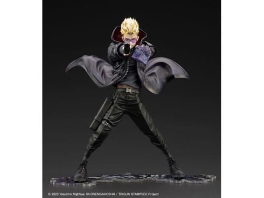 Trigun Stampede Artfxj Statua 1/8 Vash The Stampede The Gunman In Black Ver. 22 Cm Kotobukiya
