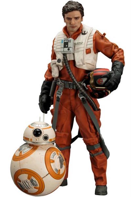 Star Wars: VII Poe Dameron & Bb-8 Two Pack Artfx Statue