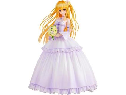 To Love-ru Darkness Pvc Statua 1/7 Golden Darkness Wedding Dress Ver. 23 Cm Kadokawa