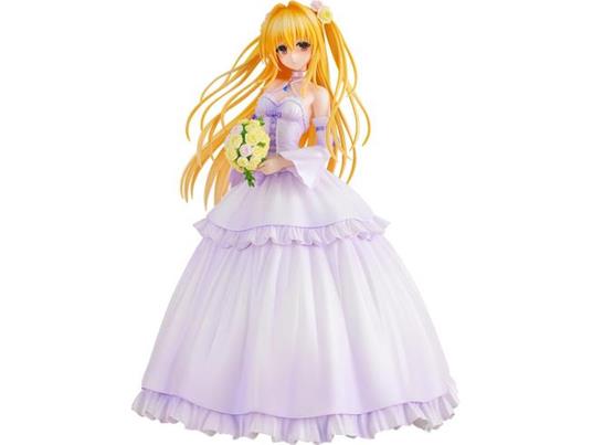 To Love-ru Darkness Pvc Statua 1/7 Golden Darkness Wedding Dress Ver. 23 Cm Kadokawa