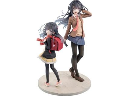 Rascal Does Not Dream Of A Knapsack Kid Pvc Statua Mai Sakurajima High School Graduation Ver. & Knapsack Kid 19 Cm Kadokawa