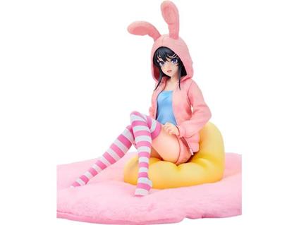 Rascal Does Not Dream Of A Knapsack Kid Pvc Statua 1/7 Mai Sakurajima Felpa Con Cappuccio Look Rabbit Ears Ver. 18 Cm Kadokawa