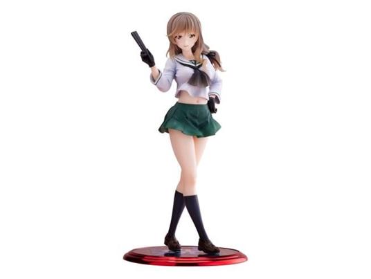 Oarai Girls High Pvc Statua 1/7 Chiyo Shimada 25 Cm Wave Corporation