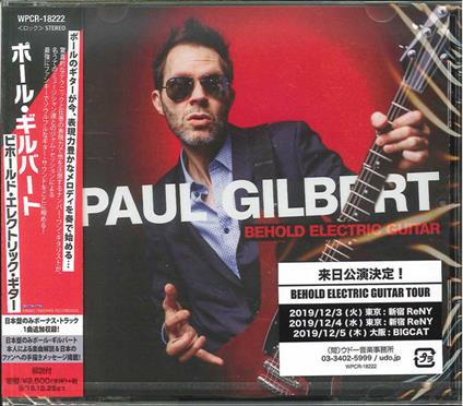Behold Electric Guitar - CD Audio di Paul Gilbert