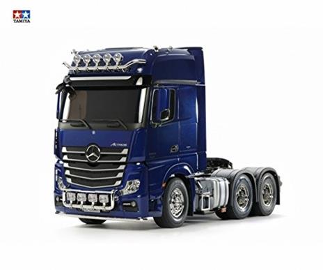 Tamiya Camion Mercedes Benz Actros 3363 6X4 RC 1:14 Body Verniciato Pearl Blu