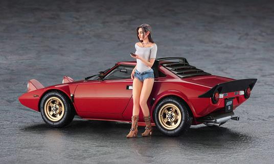 1/24 LANCIA STRATOS HF STRADALE w/ITALIAN GIRLâ¤?S FIGURE - 3