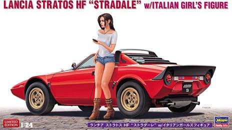 1/24 LANCIA STRATOS HF STRADALE w/ITALIAN GIRLâ¤?S FIGURE - 5